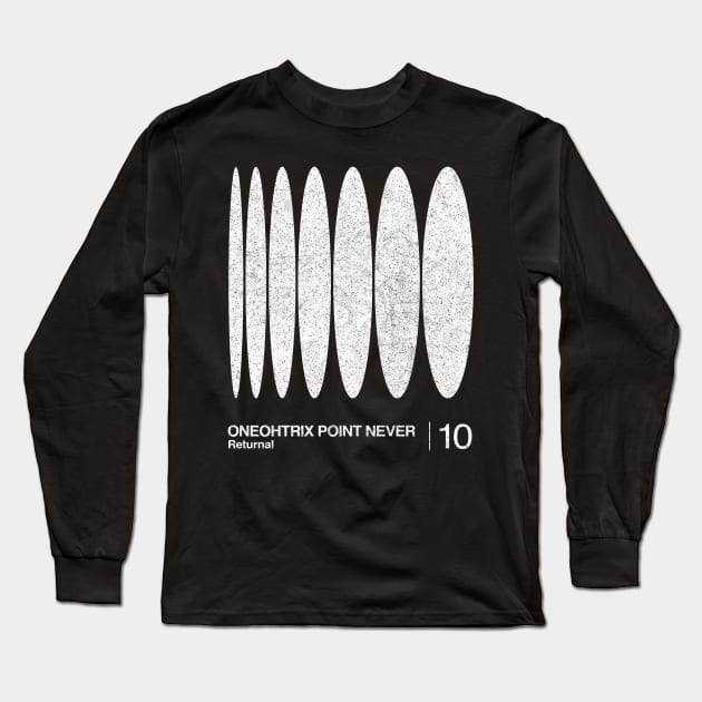 Oneohtrix Point Never / Minimalist Graphic Artwork Design Long Sleeve T-Shirt by saudade